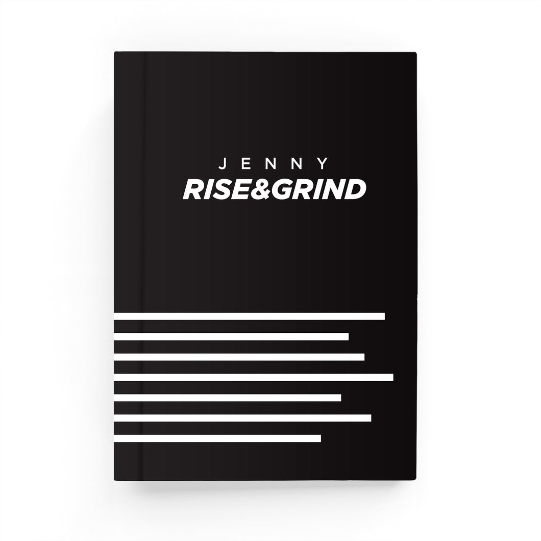 Rise & Grind Lined Notebook - By Lana Yassine