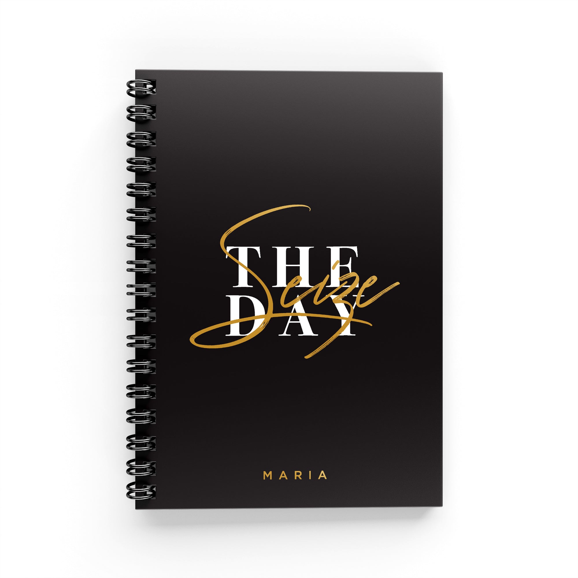 Seize The Day Lined Notebook - By Lana Yassine