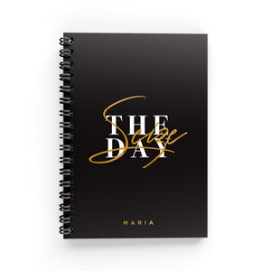 Seize The Day Lined Notebook - By Lana Yassine