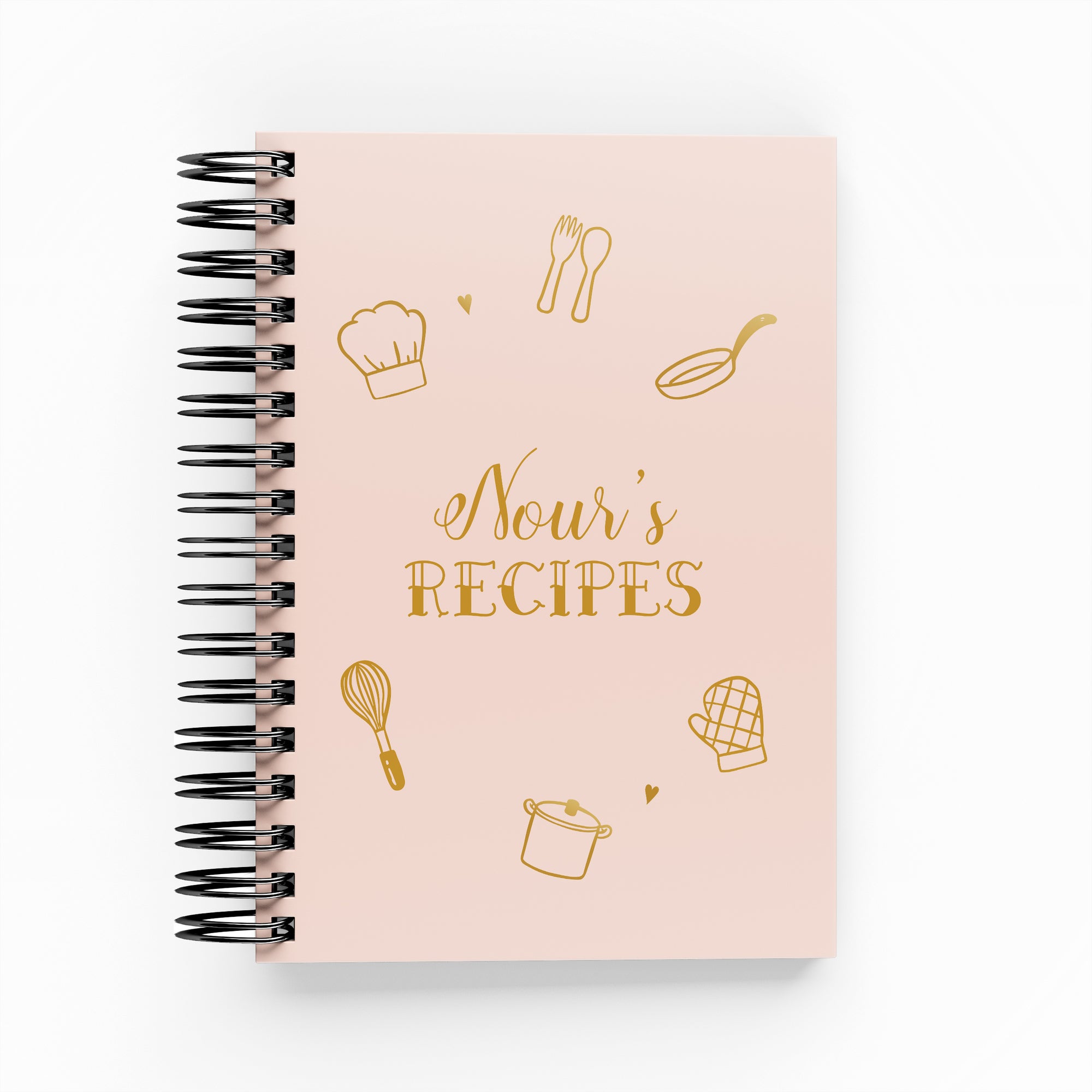 Cooking &amp; Baking Icons Recipe Book