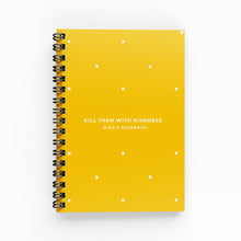 Load image into Gallery viewer, Polka Dots Lined Notebook - By Lana Yassine
