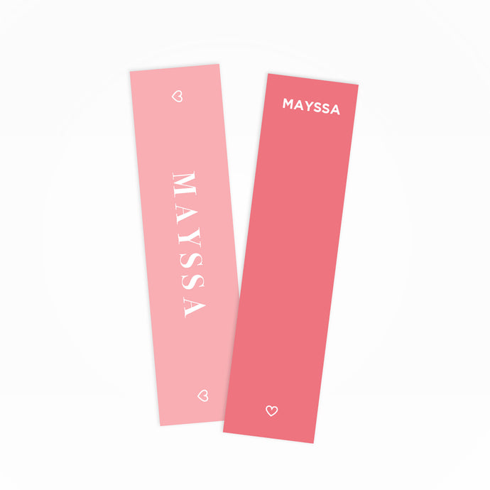 Pink & Fuchsia Bookmarks - By Lana Yassine