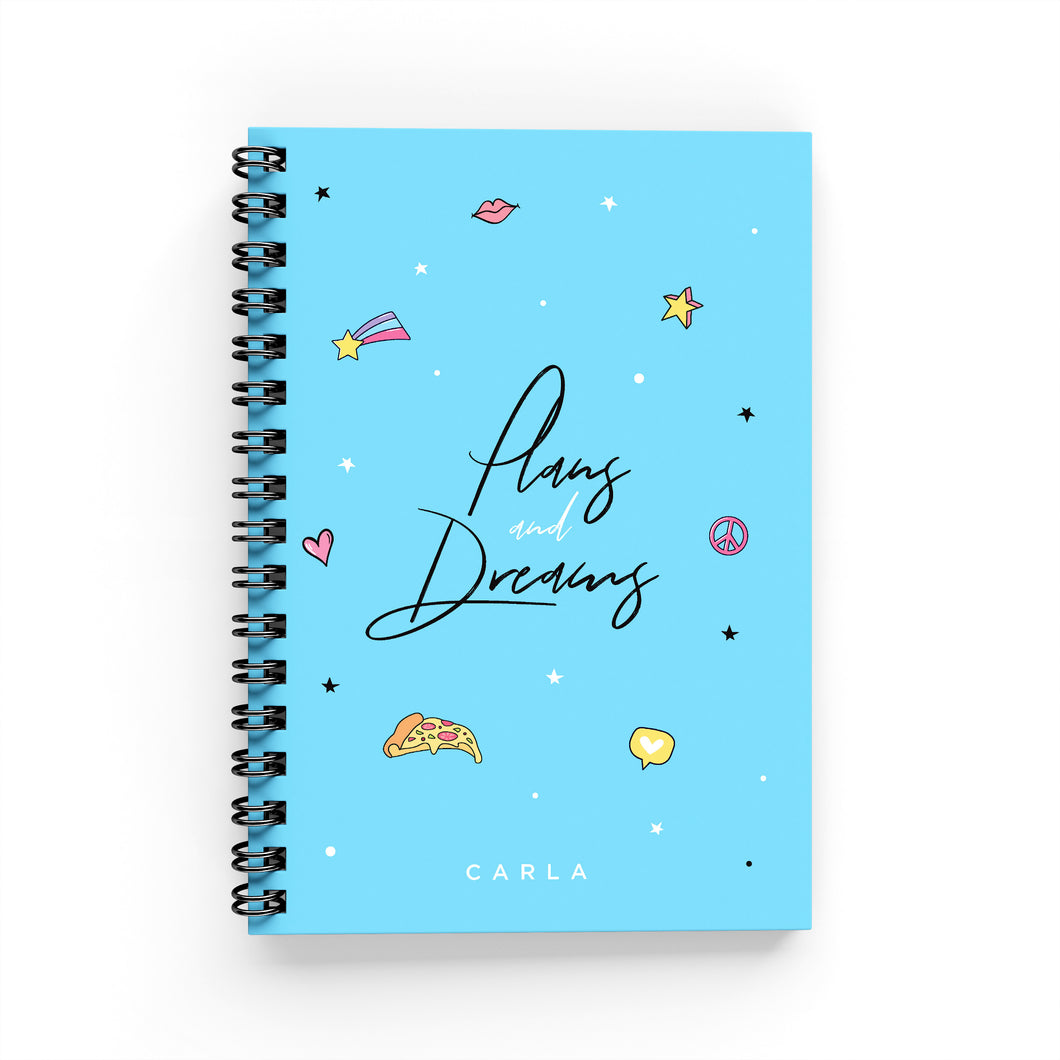 Plans & Dreams Lined Notebook - By Lana Yassine