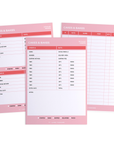 Colorful Order Tracker Desk Planner