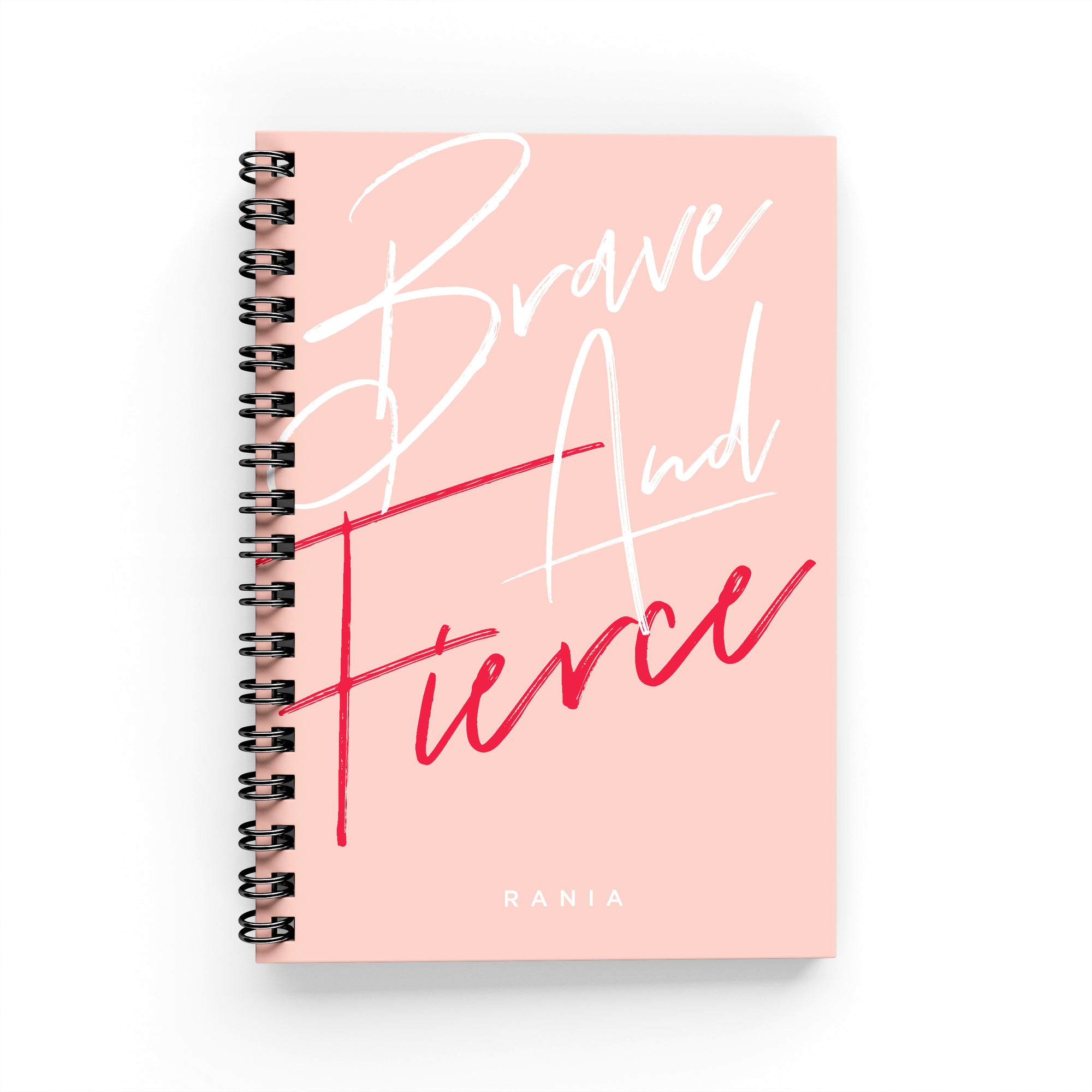 Brave & Fierce Lined Notebook - By Lana Yassine