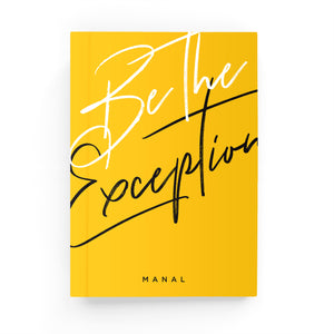 Be The Exception Lined Notebook - By Lana Yassine