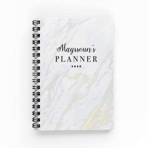 White Marble Weekly Planner - By Lana Yassine