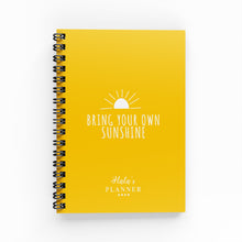 Load image into Gallery viewer, Sunshine Yellow Weekly Planner - By Lana Yassine
