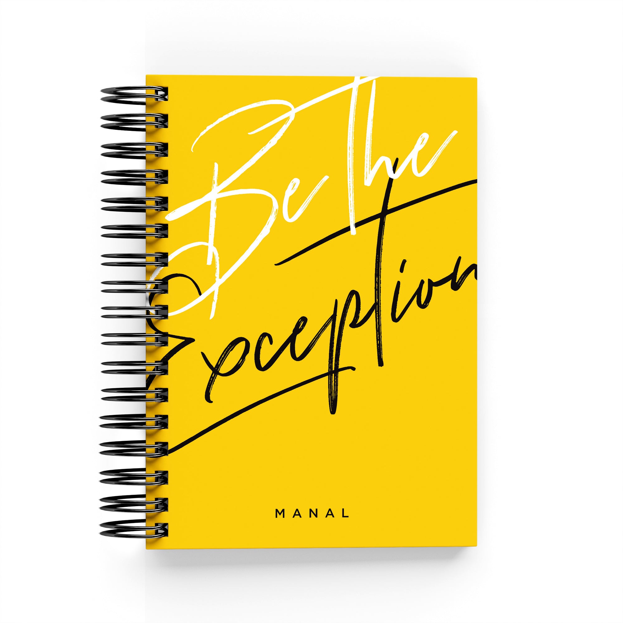 Be The Exception Daily Planner - By Lana Yassine