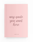 Any Script Quote Lined Notebook