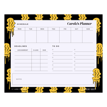 Load image into Gallery viewer, Keep Smiling Compact Student Weekly Desk Planner | The Secret Society
