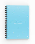 Polka Dots Lined Notebook - By Lana Yassine