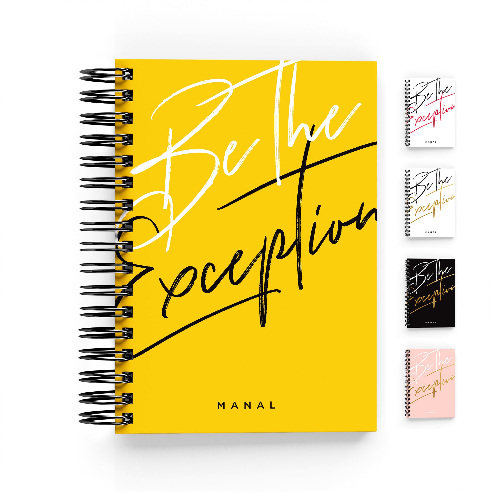 Be The Exception Daily Planner - By Lana Yassine