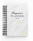 White Marble Daily Planner - By Lana Yassine