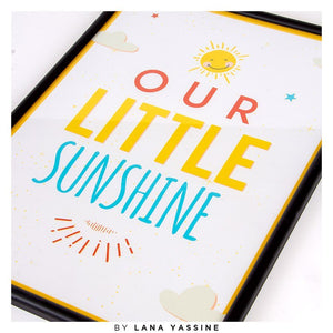 "Our Little Sunshine" Wall Art - By Lana Yassine