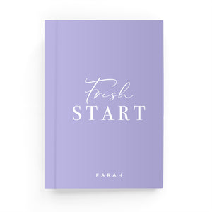 Fresh Start Lined Notebook - By Lana Yassine