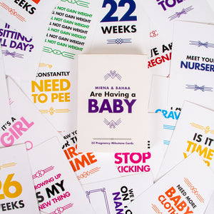 Pregnancy Milestone Cards - By Lana Yassine