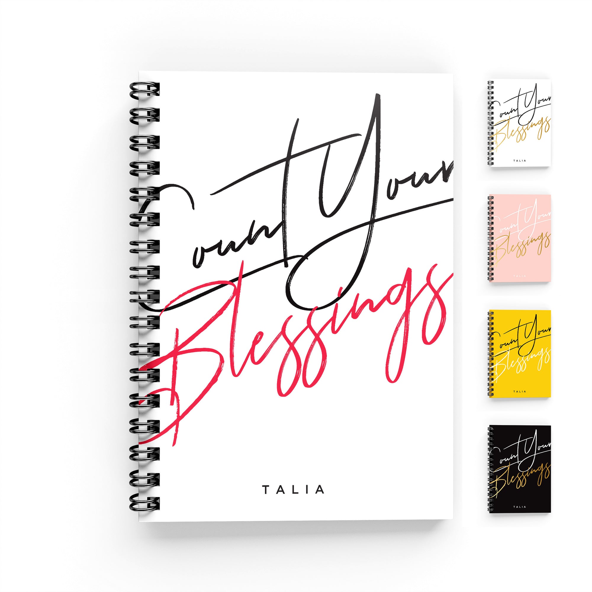 Count Your Blessings Lined Notebook - By Lana Yassine