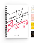 Count Your Blessings Lined Notebook - By Lana Yassine