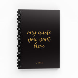 Any Quote To Go Undated A6 Planner