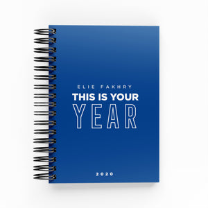 Your Year Navy Daily Planner - By Lana Yassine