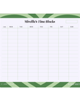 Power Puffs Time Blocks Weekly Desk Planner | The Secret Society