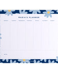 Flowers Weekly Desk Planner