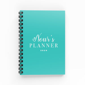 Turquoise Weekly Planner - By Lana Yassine
