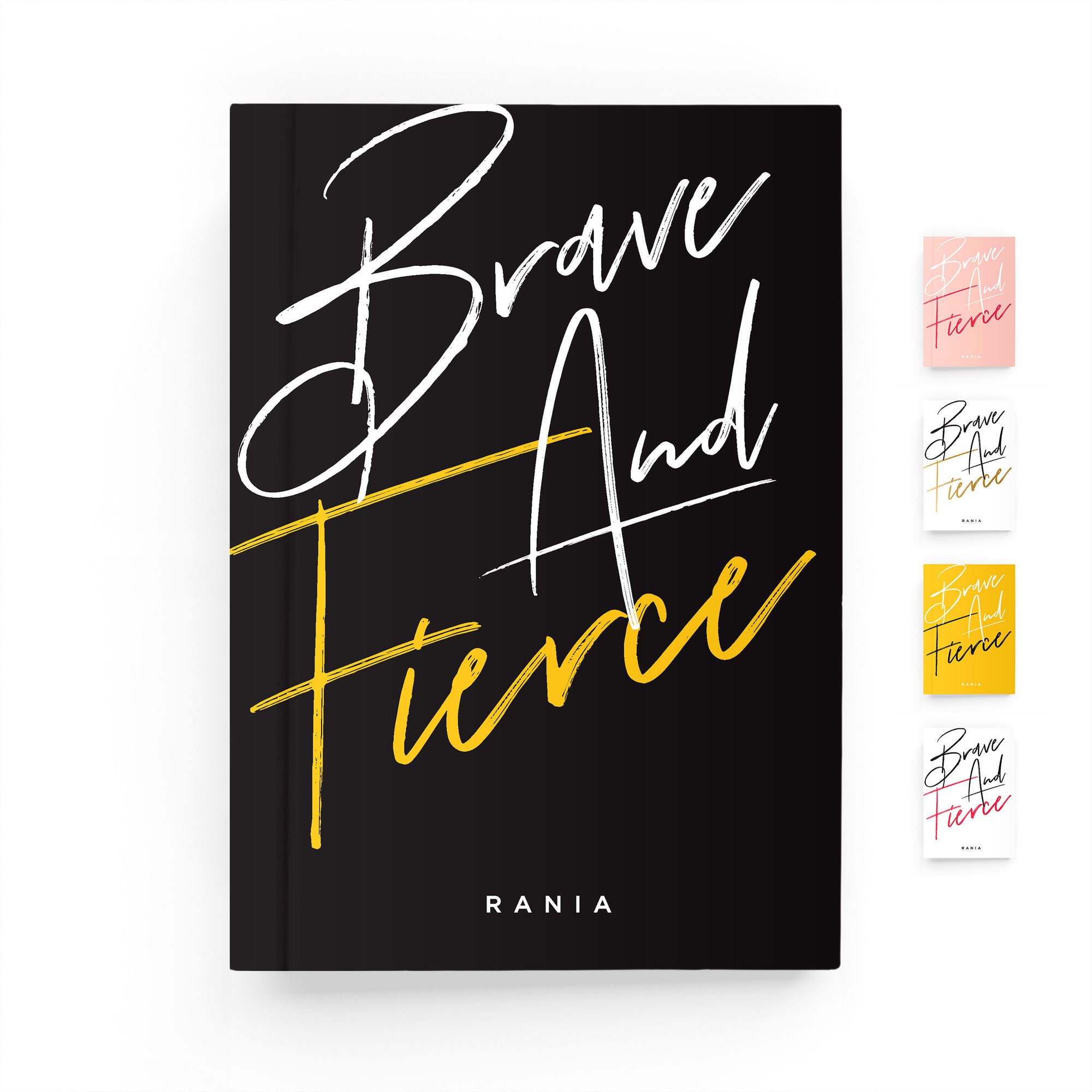 Brave &amp; Fierce Lined Notebook - By Lana Yassine