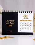 Any Bold Quote Foil Desk Calendar