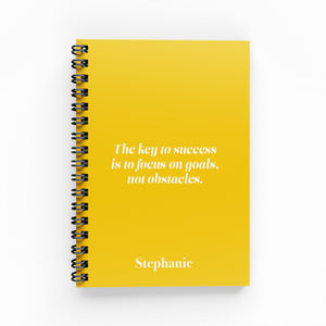 Any Bold Quote Lined Notebook