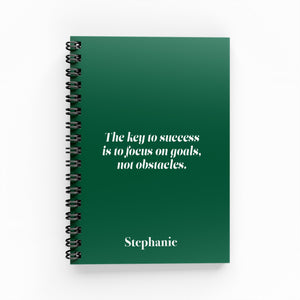 Any Bold Quote Lined Notebook