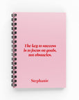 Any Bold Quote Lined Notebook