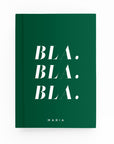 Bla Bla Bla Lined Notebook