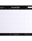 Black Marble Social Media Desk Planner