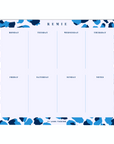 Leopard Texture Weekly Desk Planner - By Lana Yassine