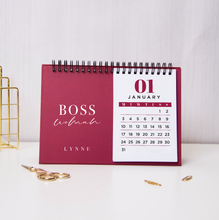 Load image into Gallery viewer, Boss Woman Desk Calendar
