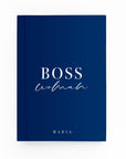 Boss Woman Lined Notebook