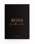 Boss Woman Lined Notebook