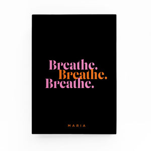 Breathe Lined Notebook