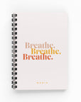 Breathe Lined Notebook