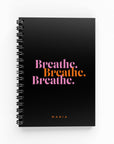 Breathe Lined Notebook