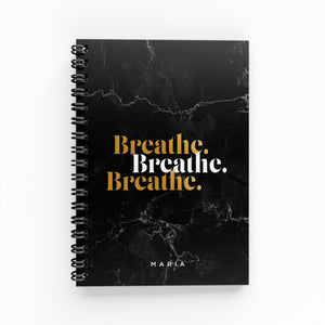 Breathe Lined Notebook