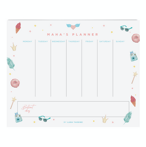Brilliant Ideas Weekly Desk Planner - By Lana Yassine