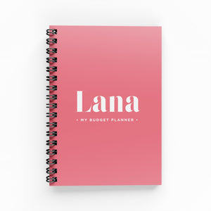 Any Name Budget Planner A6