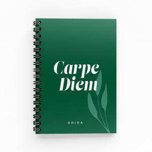 Carpe Diem Lined Notebook