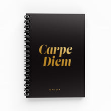 Load image into Gallery viewer, Carpe Diem Lined Notebook
