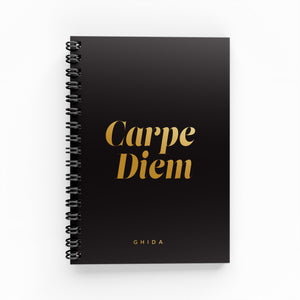 Carpe Diem Lined Notebook