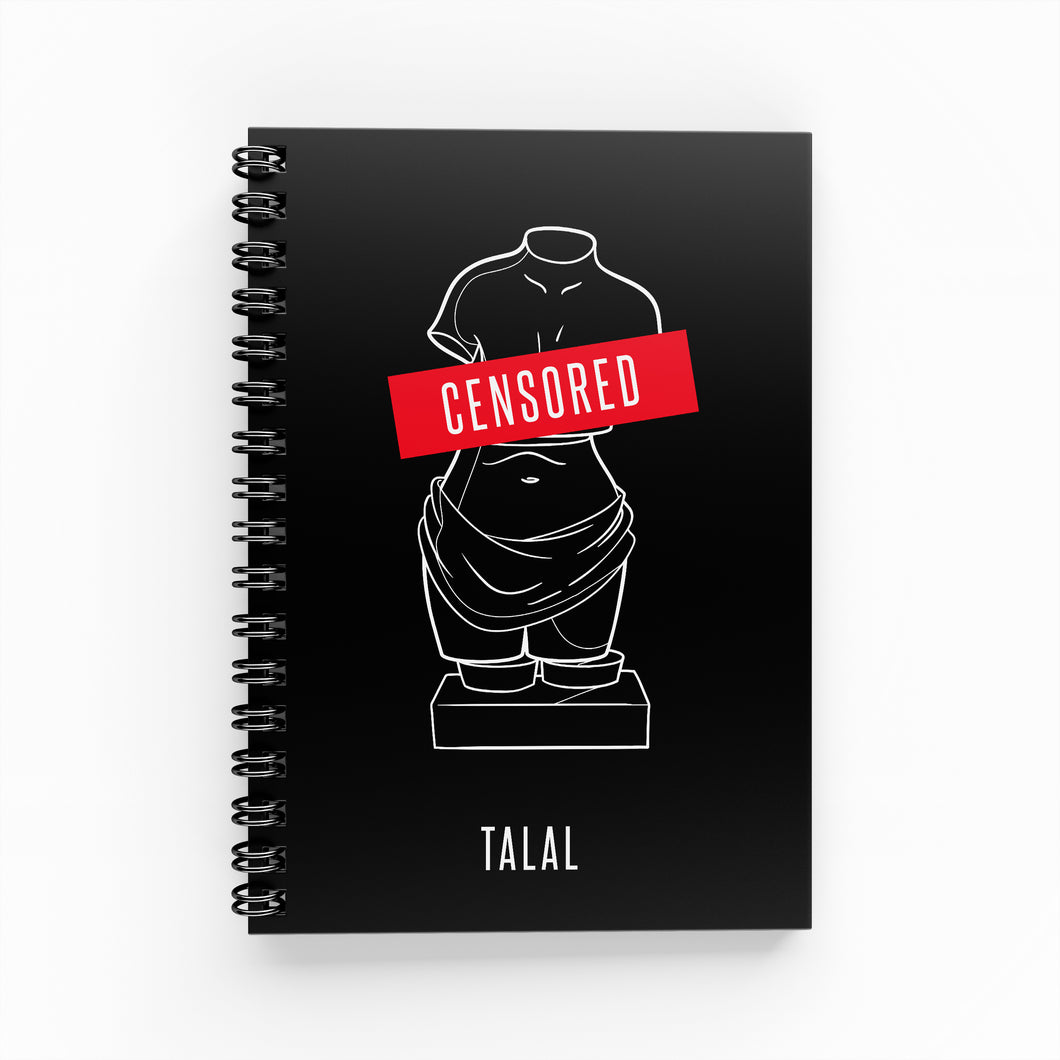 Censored Lined Notebook | The Secret Society