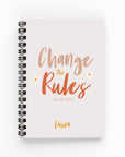 Change The Rules Lined Notebook | The Secret Society